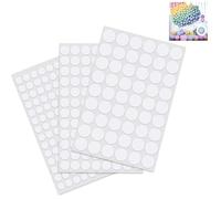 800 PCS Double-Sided Adhesive Tape Stickers Removable Round Putty Clear Sticky Tack No Trace Super Sticky Putty Waterproof Small Stickers for Christmas Festival Decoration
