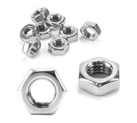 800 Pcs M3 Nuts, 304 Stainless Steel Hexagon Hex NutsSelf-locking Nuts, Lock Nut Assortment Set, Locknuts for Screws Bolts (800, M3)