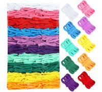 800 PCS Weaving Loom 10 Color Potholder Loops 7 inch Durable Nylon DIY Crafts Projects for Kids Adults Rainbow Knitting Loops Flexible Loom Kit Elastic Ideal Gifts for Girls Ages Crafts Supplies