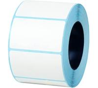 800 Self Adhesive Label Sticker, White Blank Roll 40mm x 20mm Thermal Sticky Address Label, Write On Note Mark for Office Kitchen Printer (40×20)