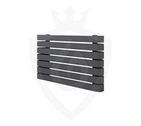 800 x 500 mm Barlo Anthracite Designer Horizontal Radiator (7 Sections)