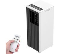8000 BTU Portable Air Conditioner, 3-In-1 Cooling, Dehumidifier & Fan for 350 Sq. Ft Rooms, Standing Air Conditioner with Quiet Operation, 24H Timer, Sleep Mode, Remote & Window Kit, Reusable Filter