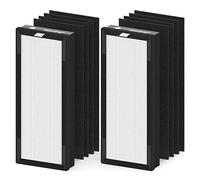 8000 hepa filter replacement for veva 8000 elite pro series air puri fier, 2 True HEPA Filters & 8 Premium Activated Carbon Pre Filters