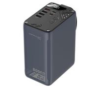 80000mAh High Capacity PD 30W Power Bank Fast Charging 22.5W Portable USB C Battery Packs with 5 Outputs & LCD Display Battery Bank for iPhone, Samsung, iPad ,Macbook & Outdoors Camping (GREY)