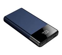 80000Mah Power Bank Portable Battery Charger, Ultra High Capacity Led External Compatible Usb Powerful Charger,Blue