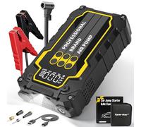 8000A Jump Starter Power Pack, 9-IN-1 160PSI Car jump Starter, Yellow