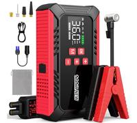 8000A Jump Starter with Air Compressor, 26800mAh Car Battery Jump Starter (All Gas/16.0L Diesel) with 150PSI Auto-Shutoff Tire Inflator, 12V Jump Box Car Battery Jumper Starter Portable