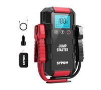 8000A Peak Car Jump Starter, 12V Jump Pack for 12L Diesel, LCD Display | Up to 85 jumps, 26800mAh power bank with QC3.0, 1000LM 4-mode flashlight, 12V DC output & 10 safety protections