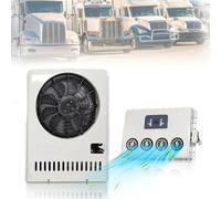 8000BTU Air Conditioner, 12V/24V Portable Split Air Conditioner with Remote Control, 960W Wall-mounted Air Conditioner for Big Rig Sleeper, Semi Trucks, Pickup, Trucks, RV, Vans