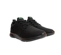 8000Kicks Explorer V2 | The First 100% Waterproof Hemp Shoe | 100% Vegan and Sustainable, Black Plain, 9 UK