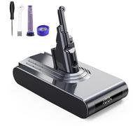 8000mAh Batteria per Dyson V8 Absolute SV10 Con Display, Batteria di Ricambio per Dyson V8 Animal Fluffy Absolute Aspirapolvere Con 2PCS Pre Filtri