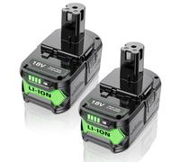 8000mAh Replacement for Ryobi Battery 18v - 2Pack P108 Battery 8.0Ah Lithium Ion Compatible for Ryobi RB18L25 P108 RB18L15 RB18L13 RB18L40X RB18L50 P107 P122 P104 P105 P102 P103 with LED Indicator