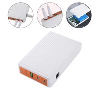 8000mAh UPS Power Supply Unit with 48V and 5V/9V/12V Output, Compatible with Router, Camera, Laptop, and Other Devices via 5.5x2.5mm Interface for Reliable