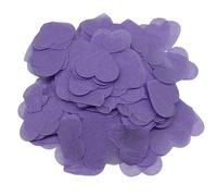8000pcs Heart Shaped Biodegradable Wedding Confetti Paper Confetti for Anniversary, Birthday, Graduation, Wedding, Bridal Shower & Baby Shower Parties Decorations (Purple)
