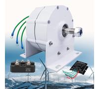 8000W 9000W 10000W 12000W low rpm permanent magnet generator 3 Phase Gearless Permanent Magnet Generator 12V 24V 48V 120V 220V AC Alternator Water Wind Turbine Generator With Rectifier