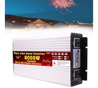 8000W Pure Sine Wave Inverter, 12V/24V/48V/60V/72V to 110V/220V AC Voltage Converter, High Power Transformer for Camping & RV - Efficient Power Supply Solution