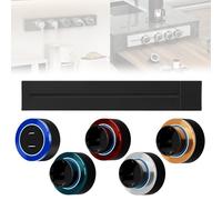 8000w Track Socket, Slide Rail Wiring Board with USB and Type-C Ports, Wall-Mounted Power Track Socket with Switches for Kitchen Office, 2500w Adapter(Black,60cm)