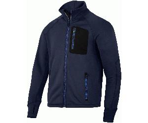 8001 Navy Snickers FlexiWork, Stretch Fleece Jacket