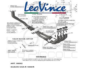 80015 Leovince Collectors Kit Fantic Motor Enduro 50/Motard 50 Performance 2019