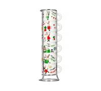 8002617028684 Bialetti Italia - Set of 6 Espresso Cups with Stand Bialetti