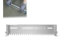 800cm Adjustable Notched Trowel Mortar Comb, Stainless Steel Tile Leveling Tool with Plaster Grooving for Fast and Equal Application of Adhesive On The Floor,80cm