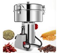 800G Electric Grain Mills Grinder, 2400W Powder Grain Grinder Mill with 3-Layer Steel Knife & Swaying Design, 430 Stainless Steel Herb Pulverizer for Dry Spice Herbs/Nut/Coffee/Cereal 4500g