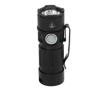 800Lm Flashlight Small, Pocket Sized, and Portable Flashlight with an USB Rechargeable Battery That's for Night Searches High Luminosity Flashlight Wide Application Magnetic Ta