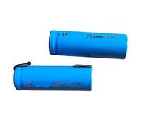800mah 3.7V Lithium Rechargeable Battery AA. Compatible with Braun Oral-B. iO4, iO5, iO6, iO7, iO8, iO9, iO10, 6N, 7N, 8N, 9N Electric Toothbrush Rechargeable Type 3758 3759 3753 3776 3794(2 pcs 750ma