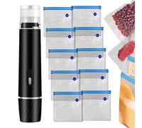 800mAh Vacuum Sealing Machine - Bag Sealer, Resealer Food Saver, Portable Rechargeable Vacuum SealerS For Food Storage, Compact Air Sealing System For Sous Vide, Meat, Vegetables & Snacks
