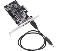 800Mbps PCI-E Express Card, 1394a IEEE 1394b Controller Card with Firewire Cable, for Video,Audio Transmission,Industrial Cameras,Video Cameras LIONX