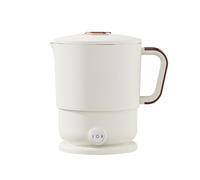 800ml capacity electric kettle, 500W rapid boiling, silent operation, precision spout for precise pouring, stainless steel body for easy cleaning, automatic power cut-off and dry-boil protection.