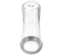 800ml Glass Carafe with Cup, Bedside Water Jug for Home | Simple Elegant Design, Suitable for Milk and Lemonade, Convenient Bedroom Hydration, Withstands Instant Temperature