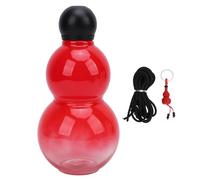 800Ml Gourd Water Bottle Large Capacity Leak Proof Bpa Pp Pc Plastic Durable Sports Water Flask For Travel Gym Outdoor Activities (Red)