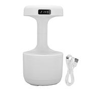 800ML Humidifiers USB Powered, Anti Cool Mist Humidifier,Water Drop Humidifier, Portable Air Enrichment Humidifier for Office Desk Yoga (Black)(Color:White)