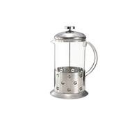 (800ml) Stainless Steel Glass Teapot Cafetiere French Coffee Tea Filter Press Plunger