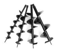 () 800mm 120-250mm Single Blade Auger Drill Bit Garden Planting Earth Petrol Post Hole Digger Tool