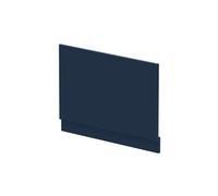 800mm Edge/Power Straight End Bath Panel & Plinth - Matt Midnight Blue