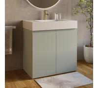 800mm Green Freestanding Vanity Unit with Basin - Panama