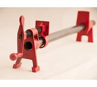800mm Pipe Clamps Sash Clamps Vice clamp Metal kit Set Woodworking Woodwork Metal Wood Gluing Heavy Duty Tube, Black & Red