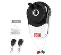 800N Force Automatic Roll Up Garage Door Opener - Side Mounted Rolling Shutter Motor with 2 Remote Controls for Garages, Warehouses & Stores