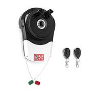 800N Heavy Duty Roller Garage Door Opener, Electric Roller Shutter Motor with 2 Remotes, Automatic Garage Door Operator for Home & Commercial Use