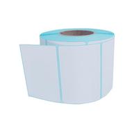 800Pcs Adhesive Thermal Label Oil and Water Resistant Food Label White Address for Barcode Shipping Packaging Hermal Adhesive Labels for Logistics