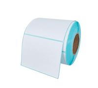 800Pcs Adhesive Thermal Label Oil and Water Resistant Food Label White Address for Barcode Shipping Packaging Hermal Adhesive Labels for Logistics
