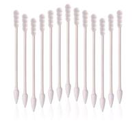 800pcs Cotton Swabs, Double Tipped Cotton Buds with Paper Stick, 4 Packs of 200 Pieces, Spiral +Pointed Shape