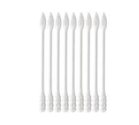 800Pcs Cotton Swabs, Double Tipped Precision Tips Cotton Buds Multipurpose Safe Highly Absorbent Hygienic Cleaning Sterile Sticks (4 Packs, 200 Pcs of Pack)