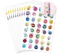 800Pcs Face Emotion Feelings Stickers for Kids,1.4Inch 40 Emotional Style Funny Mood Incentive Teacher Reward Stickers for Classroom, Home School,Notebook,DIY