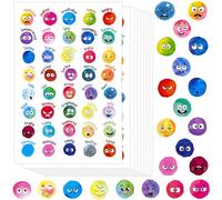 800Pcs Face Emotion Feelings Stickers for Kids,1.4Inch 40 Emotional Style Funny Mood Incentive Teacher Reward Stickers for Classroom, Home School,Notebook,DIY