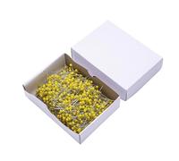800Pcs Pearls Head Dressmaking Pins Metallic Dressmaker Pins Stainless Steel Pin For Fabric Quilting Sewing Tailoring Colored Sewing