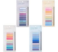 800Pcs Sticky Notes， Pack of 4 Pads Sticky Book Tabs Sticky Index Tabs Writable Labels Note Tabs Sticky Notes Sticky Note Stickers with Ruler for Reading Books Classifying Notebooks