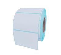 800Pcs Thermal Printer Label Sticker Oil Water Resistant Adhesive Food Label White Address Labels for Packaging Thermal Adhesive Labels for Logistics and Packaging